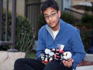 Menino de 13 anos quer mudar a vida de 35 milhões de pessoas cegas