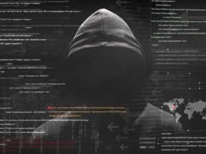 hacker em ação