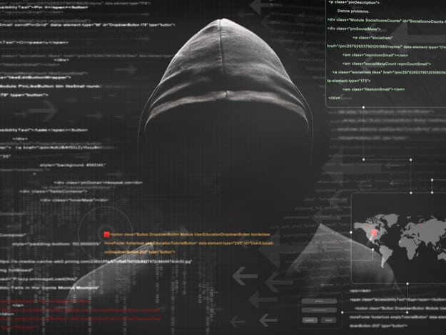 hacker em ação