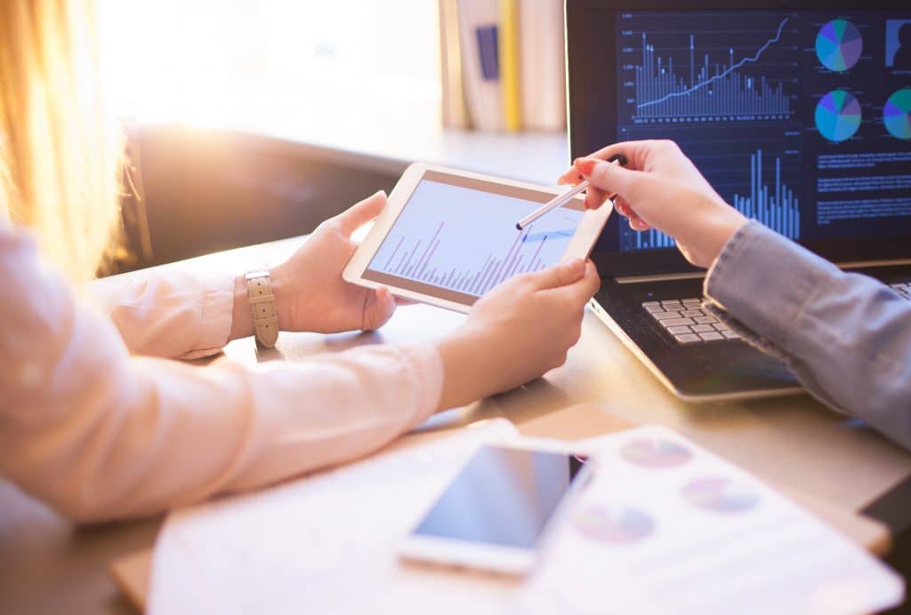 Business People Meeting Planning Analysis Statistics Brainstorming.Finance strategy statistics success concept