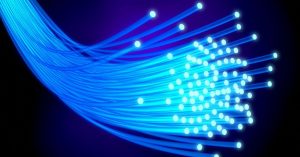 Fibra óptica. Imagem: Shutterstock