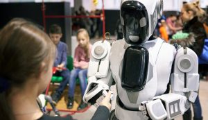 robô, android, crianças, automação