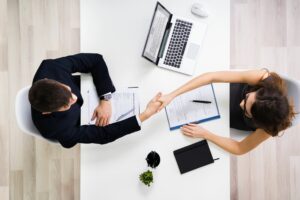 entrevista, emprego, acordo, negócio, Prove Identity