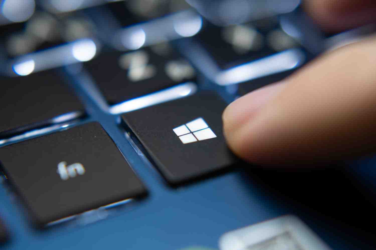 windows logo teclado windows 10, microsoft