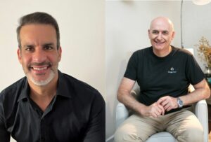 Rodrigo Solon, da SAP, e Alberto Oppenheimer, do Google Cloud