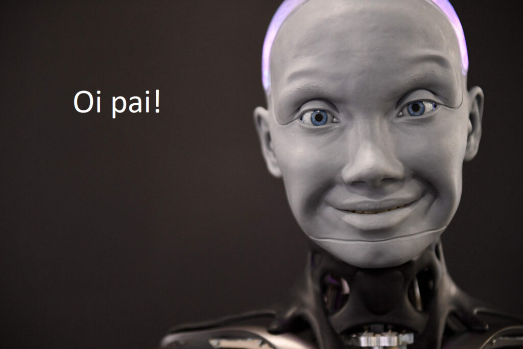 Robô humanoide desenvolvido pela startup britânica Engineered Arts. Ela utiliza a tecnologia GPT-3 da OpenAI para conversação e tradução