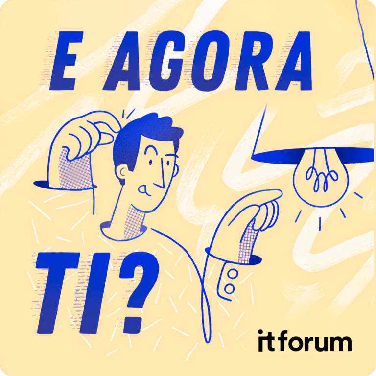 Imagem do podcast E agora, TI?