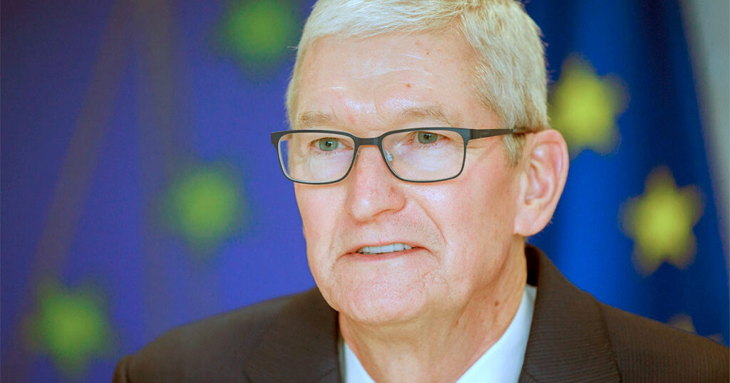 Tim Cook, CEO da Apple. (Imagem: Christophe Licoppe/Creative Commons)