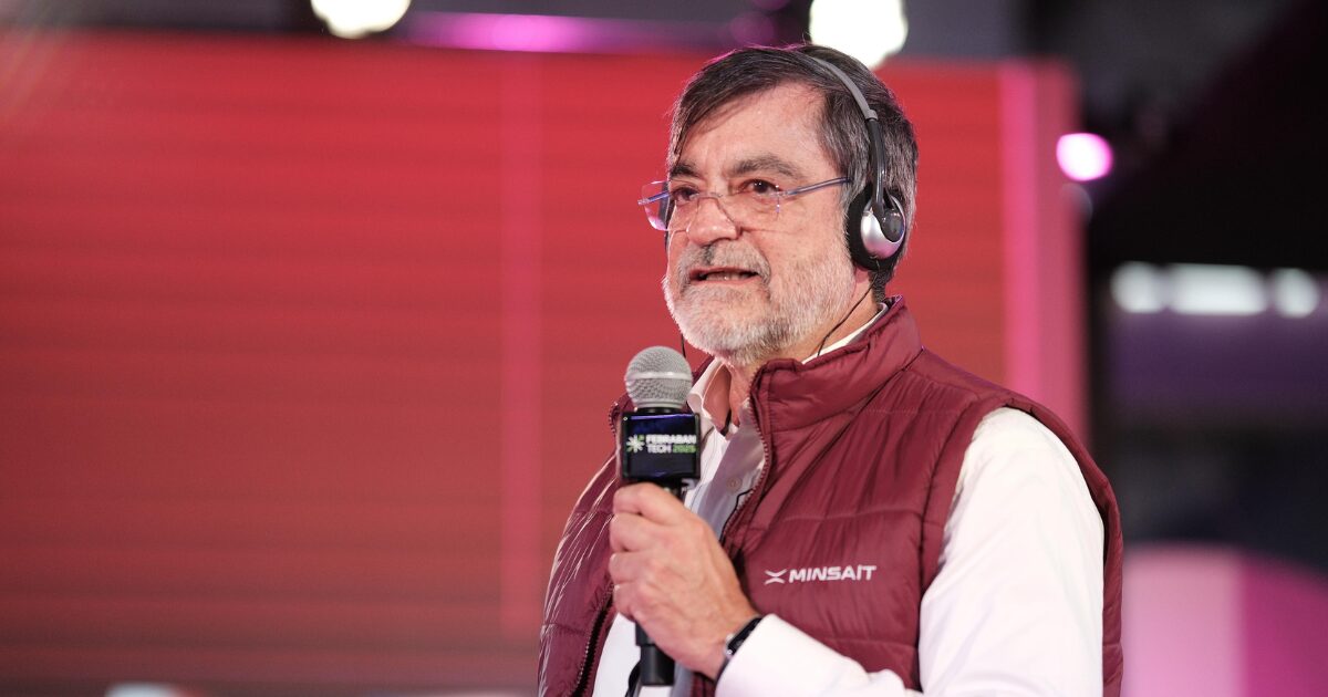 Carlos Rust, diretor de Cyberseurança da Minsait durante o evento Febraban Tech 2025. Foto: Divulgação