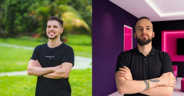 Na esquerda Eduardo Almeida novo sócio da Loomi e na direita, Samuel Alencar, novo diretor de arquitetura da Loomi.